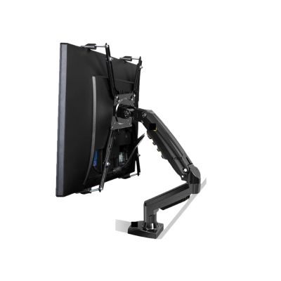 ADBWEKKF F80 FP 14"-27" with Adaptor for No VESA Hole Extending Bar 2-9kg Gas Spring Computer LCD Monitor Arm Stand with(Version 2)