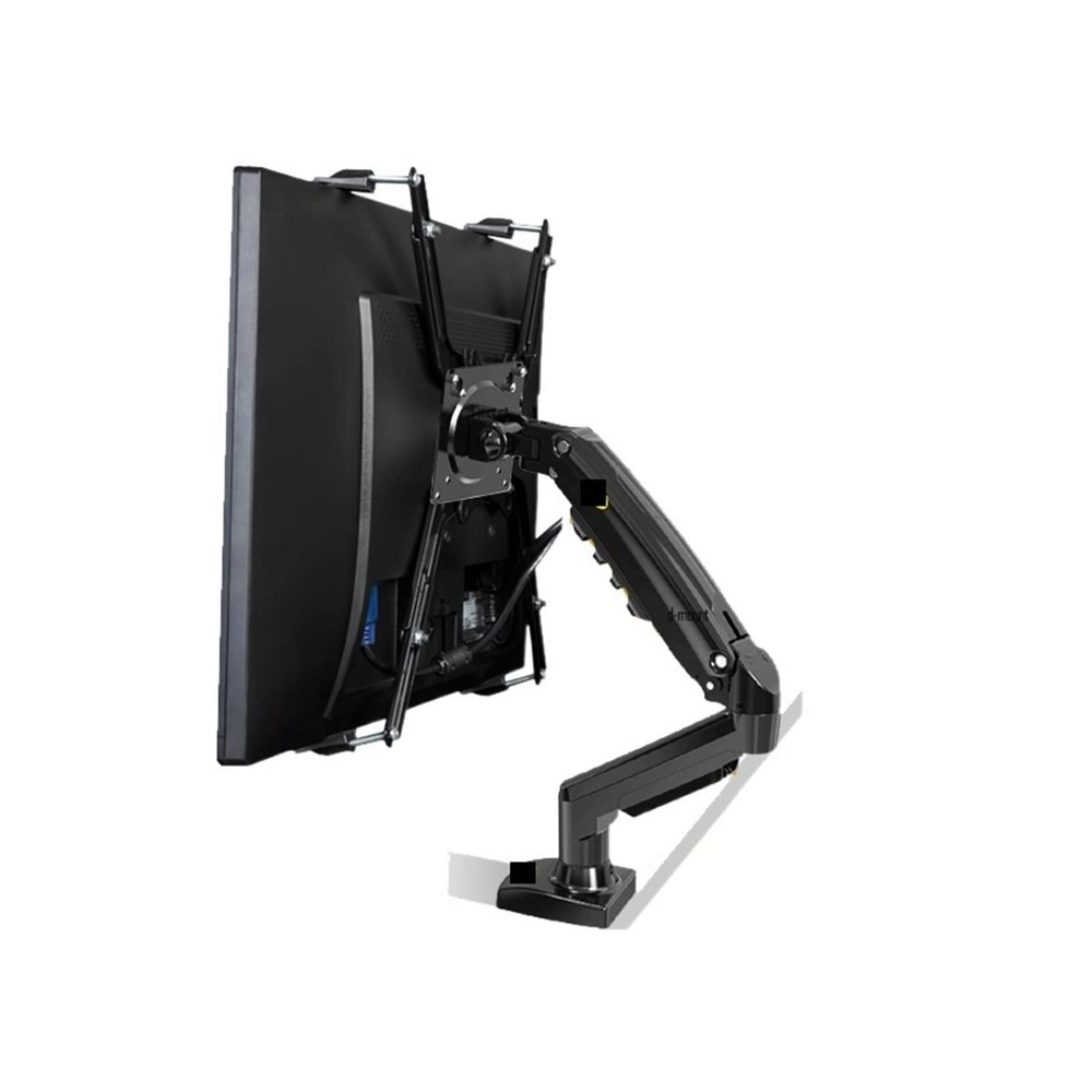 ADBWEKKF F80 FP 14"-27" with Adaptor for No VESA Hole Extending Bar 2-9kg Gas Spring Computer LCD Monitor Arm Stand with(Version 2)