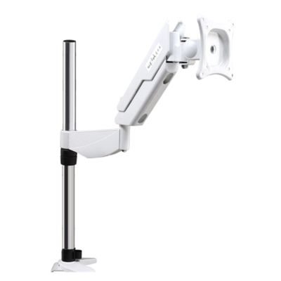 ADBWEKKF (80cm High) DL-ZK10-800 10" 23inch 27" Tiltable LCD Desk Mount Swivel Monitor Table Bracket Shelf(White)