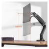 ADBWEKKF F100A Gas Spring Arm 22-35 Inch Screen Desktop Monitor Holder 360 Rotate 3-12kgs Monitor Mount Arm with USB 3.0 Port(Black) view 3