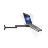 MEFKFQJQ Foldable Wall Mount 17-27 Inch Laptop Holder Two Arms Full Motion Laptop Cooler Retractable Notebook Hanger view 2