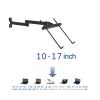MEFKFQJQ Foldable Wall Mount 17-27 Inch Laptop Holder Two Arms Full Motion Laptop Cooler Retractable Notebook Hanger view 4