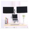 ADBWEKKF Full Motion 17-32inch Dual Monitor Holder Mount Arm +10-15.6inch Laptop Support Mechanical Spring Arm Max.Loading 10kgs(Black) view 2