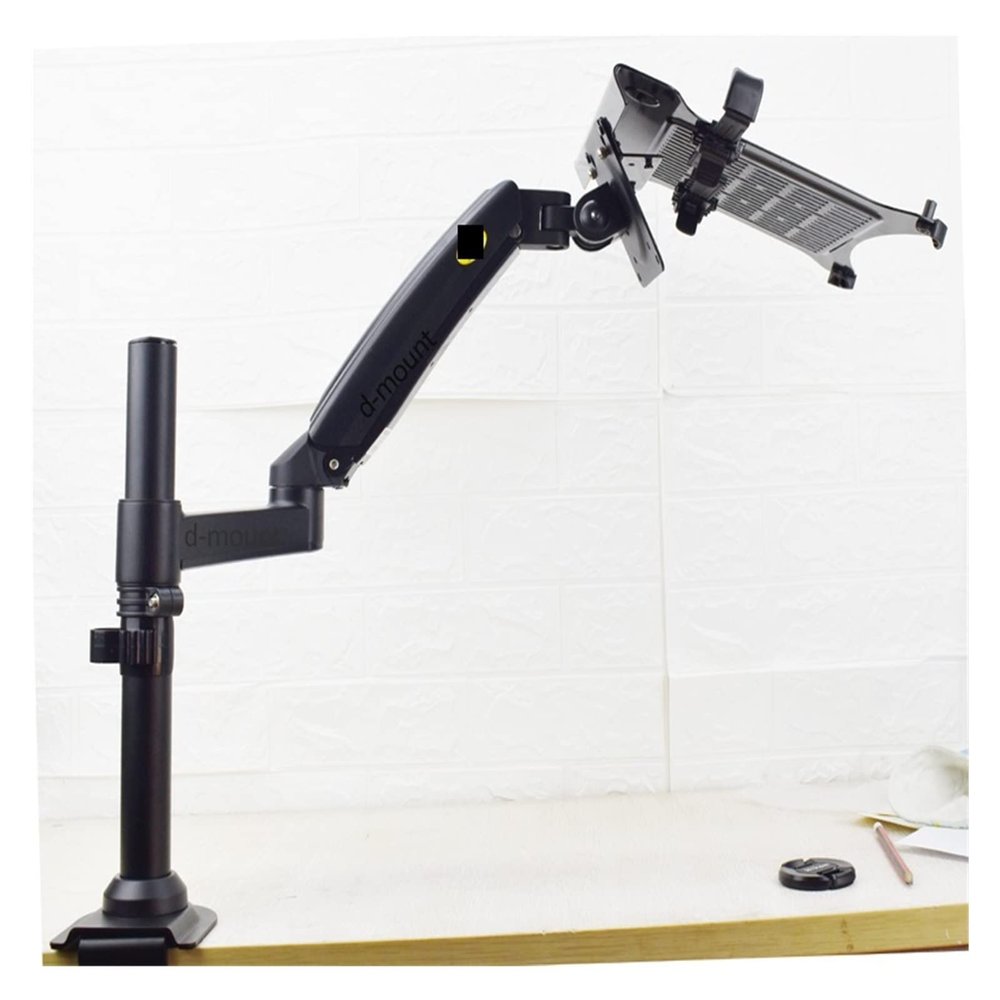 ADBWEKKF H82T 10" 17" 2-9kg 360 Rotate Air Press Gas Strut LCD Monitor Mount Gas Spring Tablet Laptop Desktop Support(H82T)