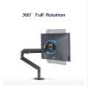 ADBWEKKF OZ-1 Aluminum Height Adjustable 17-32 Inch Monitor Holder Desk Stand Single Arm Gas Spring Monitor Mount Bracket(Dark Grey) view 2