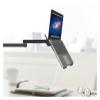 ADBWEKKF Foldable Wall Mount 17-27 Inch Laptop Holder Two Arms Full Motion Laptop Cooler Retractable Notebook Hanger(BLBG400A) view 3