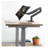 FNJTDVWS G45 Gas Spring Arm 22-40 Inch Curved Arc Screen Desktop Monitor Holder 360 Rotate 3-15kgs Monitor Mount Arm with USB 3.0(Matte Charcoal) view 4