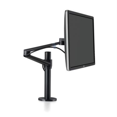 ADBWEKKF OL-1 Alunimum Height Adjustable 17-32 Inch Screen Monitor Holder Arm Full Motion Desktop Monitor Mount Stand Load 8kgs(Black)