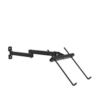 ADBWEKKF Foldable Wall Mount 17-27 Inch Laptop Holder Two Arms Full Motion Laptop Cooler Retractable Notebook Hanger(BLBG400B)