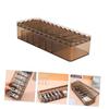 DIYEAH Cable Management Box for Electronics 7-Slot Cord Organizer Dustproof Lid for Home Office and Travel Sturdy Plastic Black view 3