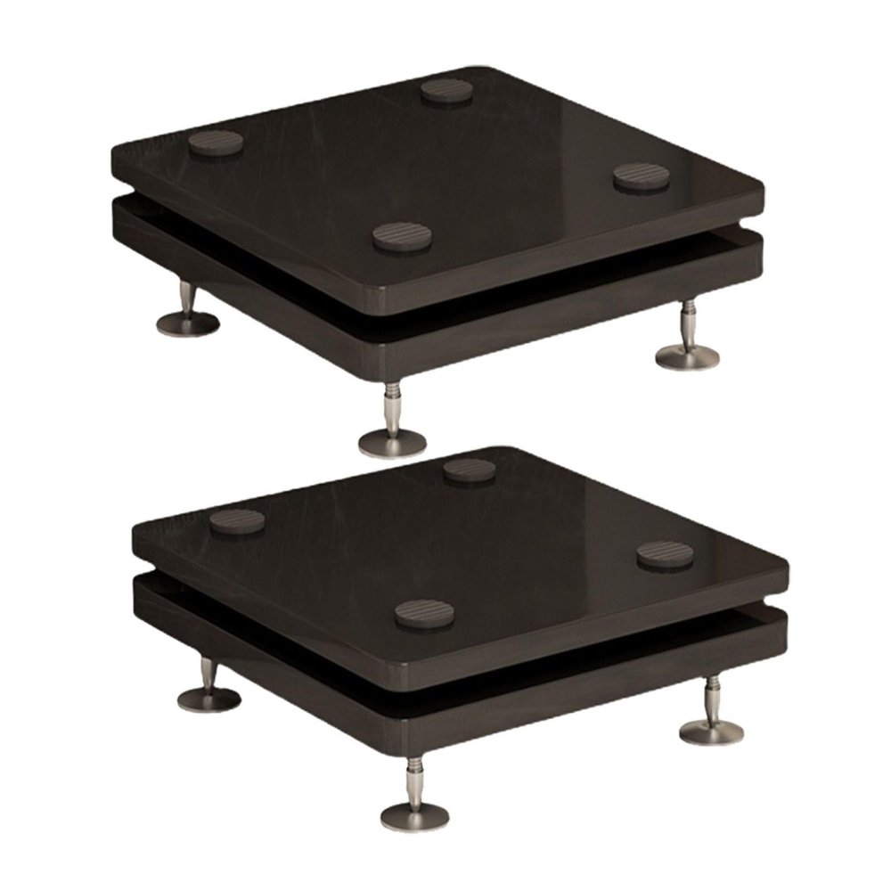 2-Floor Subwoofer Isolation Stand Speaker Stands with Foot Spikes, Stable Base for Optimal Sound Performance(28 * 33 * 8CM)