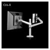 ADBWEKKF Desktop Clampping Full Motion Height Adjustable Double Arm Tablet PC Holder + Single Arm Monitor Holder Tablet PC Stand view 2