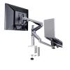 ADBWEKKF OA-7X Multimedia Desktop Dual Arm 27inch LCD Monior Holder+ Laptop Holder Stand Table Full Motion Dual Monitor Mount Arm Stand(OA-7X-L) view 1