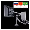 ADBWEKKF OA-7X Multimedia Desktop Dual Arm 27inch LCD Monior Holder+ Laptop Holder Stand Table Full Motion Dual Monitor Mount Arm Stand(OA-7X-L) view 2