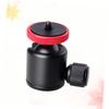 TEHAUX DSLR Camera Tripod Mount 360 Rotating Metal Head for Photography and Live Streaming Black view 2