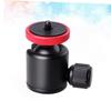 TEHAUX DSLR Camera Tripod Mount 360 Rotating Metal Head for Photography and Live Streaming Black view 3