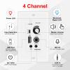 STUDIOFINIX 6.5 Inch Bluetooth Ceiling Speakers,600W 2-Way System with Wall Amplifier,for Home Theater, Living Room,Office,Kichten,Study Room,Basement,Covered Patio and Flush Mount (4 Speakers) view 3
