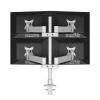 ADBWEKKF M400 Desktop Quad Monitor Holder Support Aluminum Full Motion 4 Screen Monitor Arm Loading 16kgs with 70cm Stand Pole(Loading 8-16kgs) view 1