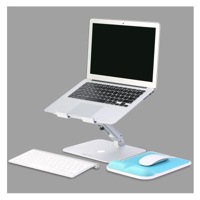ADBWEKKF Height Adjustable 20kg Aluminum Laptop Desk Stand Tablet Bracket Foldable Monitor Mount Compact pad Desk Support Led Bracket