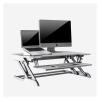 ADBWEKKF ID-36 Height Adjust Sit Stand Desk Riser Foldable Laptop Desk Notebook/Monitor Holder Stand with Keyboard Tray(Black) view 4