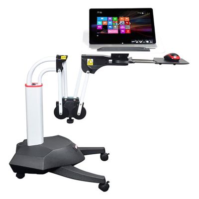 ADBWEKKF 01 Full Motion Long Arm Multifunctional Moving Laptop Desk Sofa Bedside Notebook Stand Lazy Lift Rotating Computer Table
