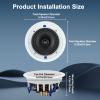 STUDIOFINIX 6.5 Inch Bluetooth Ceiling Speakers,160W 2-Way System, Wired Surround Sound for Living Room, Office,Kichten,Study Room,Basement,Covered Patio and Flush Mount view 4