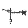 ADBWEKKF Desktop Clamping Full Motion 360 Degree 3-4-6 Monitors Holder 10"-27" LCD LED Monitor Mount Arm Loading 9.9kgs Each Head(3 Monitor Holder) view 1