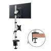 700mm High 10-27" Monitor Clamp Desktop Stand LCD Tv Table Mount Double Monitor Desk Support Dual Screen Led Bracket LCD Holder(Clamp Base) view 2