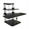 ADBWEKKF Sit/Stand Desk Riser Three Level Height Adjustable Lightweight Standing Laptop Desk Notebook/Tablet PC/Monitor Holder Stand(White) view 3
