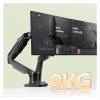 ADBWEKKF F160 Gas Spring 360 Degree Desktop 17"-27" Dual Monitor Holder Arm with USB3.0 Monitor Mount Bracket Load 2-9kg Each(with Two USB3.0) view 2