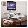 ADBWEKKF M1M Height Adjustable Sit Stand Desk Riser Foldable Laptop Desk Notebook/Monitor Holder Stand with Keyboard Tray(Black) view 2