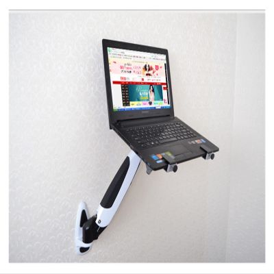 ADBWEKKF Wall Mount Laptop Holder Gas Spring Arm Aluminum Alloy Full Motion 10-17 inch Laptop/Notebook Mount Support Stand Lapdesk