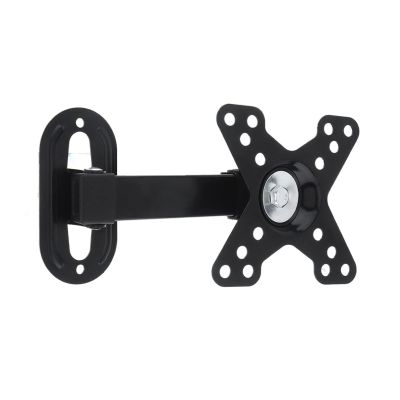 10KG Adjustable 14-27 Inch TV Wall Mount Bracket Flat Panel TV Frame Support 30 Degrees for LCD LED Monitor Flat Pan