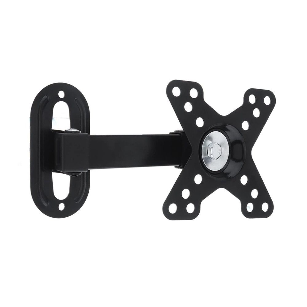 10KG Adjustable 14-27 Inch TV Wall Mount Bracket Flat Panel TV Frame Support 30 Degrees for LCD LED Monitor Flat Pan