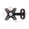 10KG Adjustable 14-27 Inch TV Wall Mount Bracket Flat Panel TV Frame Support 30 Degrees for LCD LED Monitor Flat Pan view 2