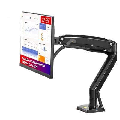 ADBWEKKF F100A Monitor Desk Mount Full Motion 360 Rotate Swivel Monitor Arm with Gas Spring for 39;-35''Monitors from 3 To12kg