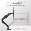 ADBWEKKF F100A Monitor Desk Mount Full Motion 360 Rotate Swivel Monitor Arm with Gas Spring for 39;-35''Monitors from 3 To12kg view 3