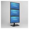 ADBWEKKF Desktop Stand/Floor Stand Full Motion Vertical Arrangement Triple Screen Monitor Holder(S036100) view 2