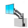 ADBWEKKF M80 Dual Monitor Holder Ergonomic 22-32" LCD LED Screen Slot Mount Bracket Load 2-12kgs Each Arm(Black) view 4