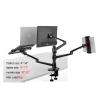 ADBWEKKF OL-20L Aluminum Multifunction 10"-17" Laptop Stand 10"-32" Monitor Desktop Holder +4"-14"(OL-25L Black) view 2