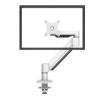 Aluminum Alloy Full Motion Desktop Mount 14-27 Inch LCD LED Monitor Holder Arm TV Mount Loading 2-9kgs H200(Silver) view 2