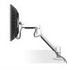 Aluminum Alloy Full Motion Desktop Mount 14-27 Inch LCD LED Monitor Holder Arm TV Mount Loading 2-9kgs H200(Silver) view 3