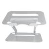 Adjustable Aluminum Laptop Muti Stand Ergonomic Notebook Riser Compatible for 10-15.6" Laptops iPad Holder with Ventilation Foldable & Heat Dissipation Design Durable Aluminum Alloy Silver W 9.4 in view 1