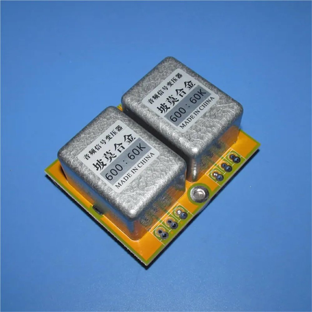 KLCYZZJNZ 600: 60K 30Hz-19KHz -3.8DB permalloy Balanced Single-Ended Conversion Transformer, Signal 10 Times Passive Amplification(XLR to XLR)