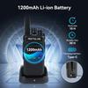 Retevis RT68B Walkie Talkies Long Range, Compact Handsfree Rechargeable 2 Way Radios with Charging Base, Emergency Alarm, FRS Walkie Talkie for School Security Warehouse(10 Pack) view 3