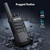 Retevis RT68B Walkie Talkies Long Range, Compact Handsfree Rechargeable 2 Way Radios with Charging Base, Emergency Alarm, FRS Walkie Talkie for School Security Warehouse(10 Pack) view 4