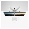 ADBWEKKF OA-4S Aluminum Alloy Desktop Double Arm Dual Monitor Holder Full Motion 14-27 Inch LED LCD Screen Mount Arm Rotary Base Stand view 2