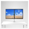 ADBWEKKF OA-4S Aluminum Alloy Desktop Double Arm Dual Monitor Holder Full Motion 14-27 Inch LED LCD Screen Mount Arm Rotary Base Stand view 3