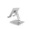 ADBWEKKF Universal Tablet Desktop Mount Phone Clamp Holder Aluminum Tilt Full Motion 10" 13" Silver Black(M34 Silver) view 1