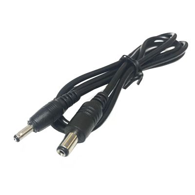 5.5x2.1mm to 3.5x1.35mm Power Cable Male to Male/for CCTV Security Cameras Monitor LED Signs
